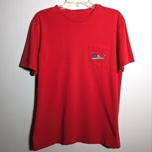 VINEYARD Vines T-shirt flag graphic Sz S